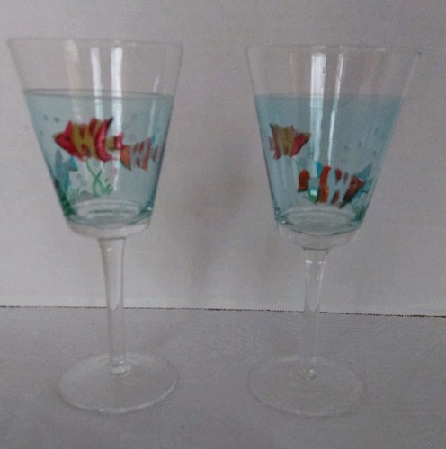 Set bicchieri vino pesce - set,