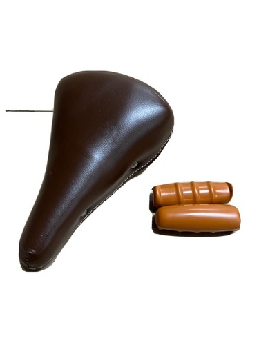 Vintage sella pelle marrone - vintage,
