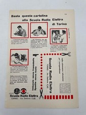 Clipping Ritaglio Pubblicità Advertising 1959 Scuola Radio Elettra di Torino