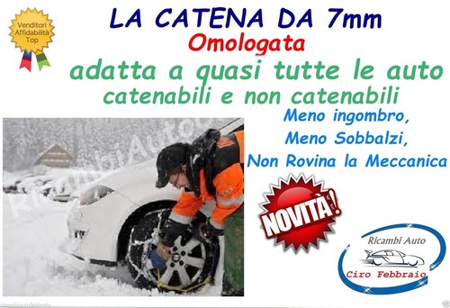 Catene neve 195 75r16 - da,