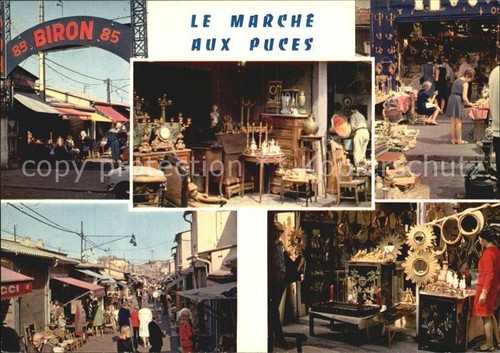 Paris marche aux puces - le, de