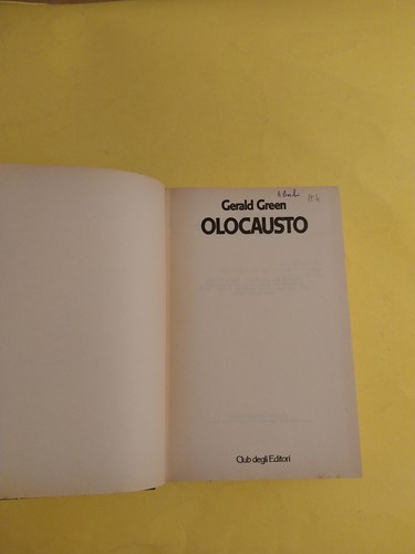 Olocausto gerald green club - olocausto,