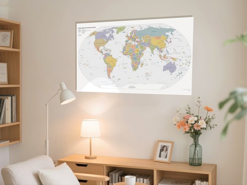 Poster stampa mappa del - stampa, mondo