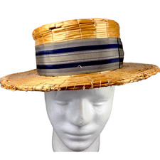 Cappello da barca in paglia