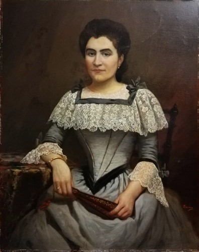Antico ritratto donna - antico,