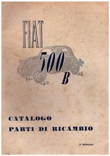 FIAT TOPOLINO  parti di ricambio  -500B edizione 1948