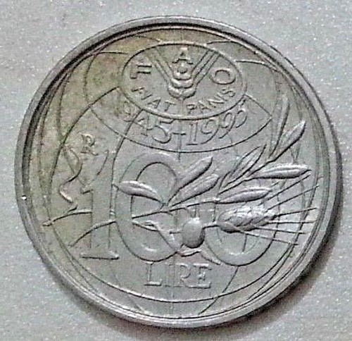 Moneta repubblica 100 lire - moneta,