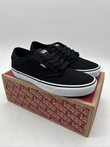 Vans atwood tela - tela, nero/bianco
