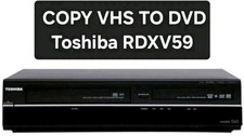 Toshiba RDXV59DTKB copia VHS