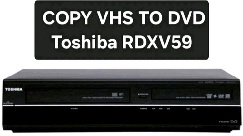 Toshiba rdxv59 copia vhs - toshiba,