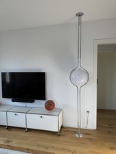 Lampada da terra cromata led
