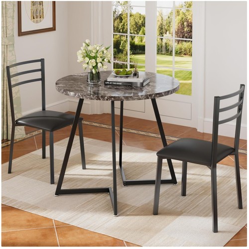 Set dinette rotonde - , compatte