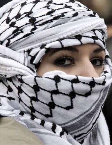 Sciarpa kefiah palestinese - sciarpa,