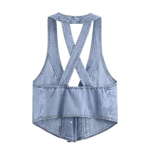 Gilet donna denim gilet