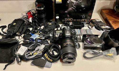 Nikon 105 vr kit e - d,