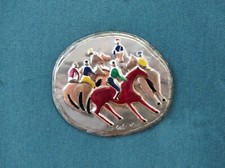 CESETTI GIUSEPPE (Tuscania, 1902 - 1990) DERBY argento s. d. diametro cm. 20