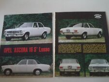 PROVA QUATTRORUOTE 1971 OPEL