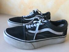 SCARPE SHOES VANS PLATFORM old skool NERO TAG : 39