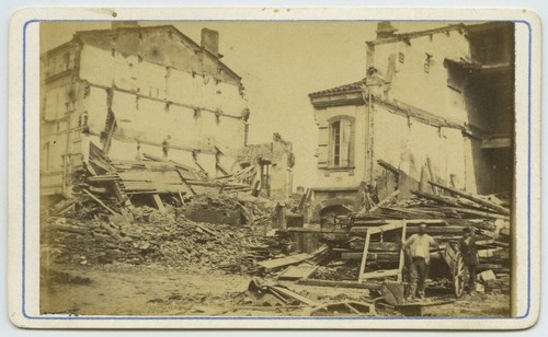 Cdv crue 1875 toulouse - cdv, de