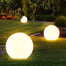 3x LED Solare Sfera Lampada da Giardino Lampade Luce Sferica IP44 Chiodi Nuovo