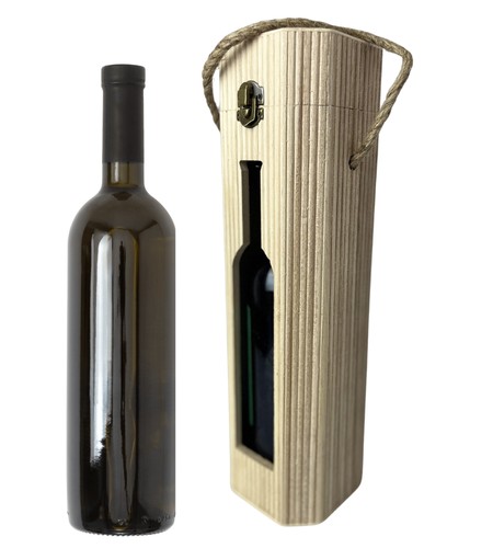 Scatola legno per vino - in,