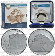 ITALIA 2017 - 10 EURO - ITALIA DELLE ARTI - BASILICATA - I SASSI DI MATERA - FS