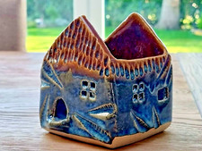 Kurinuki ceramics tealight - kurinuki,