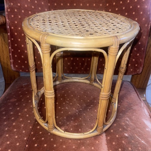 Sgabello vintage mcm rotondo - vintage,