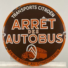 Insegna Smaltata Citroën - Ø