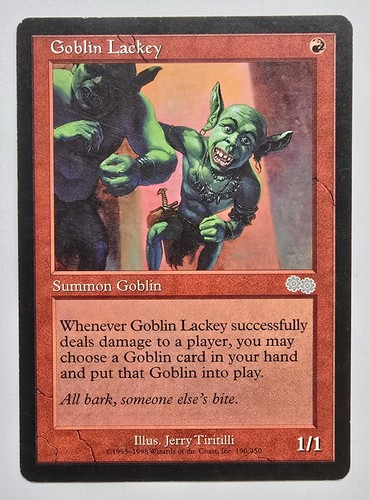 Goblin lackey urza saga - urza's,