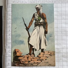 Cartolina Coloniale AO DUBAT Somalia Italiana Turbanti Bianchi Truppe Irregolari