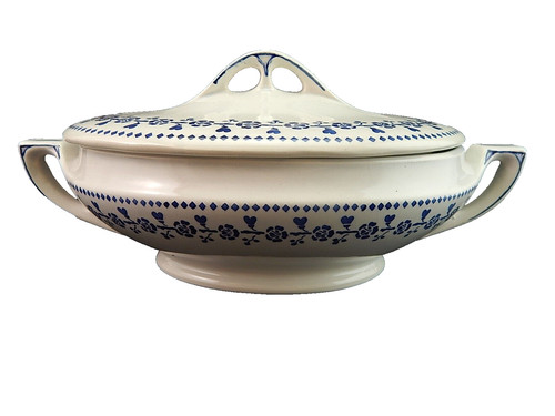 Antica art deco zuppiera - art,