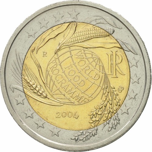 Moneta rara euro - world, food