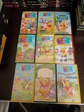 videocassette VHS Walt Disney originali lotto 9 winnie the pooh