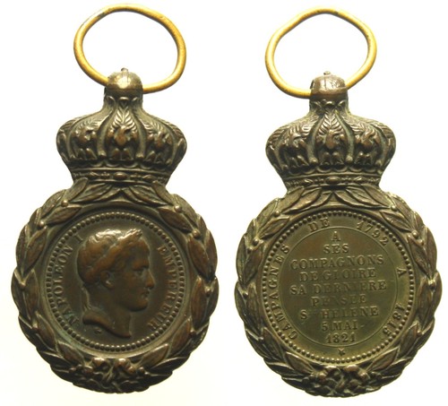 Medaglia napoleone elena - napoleone,