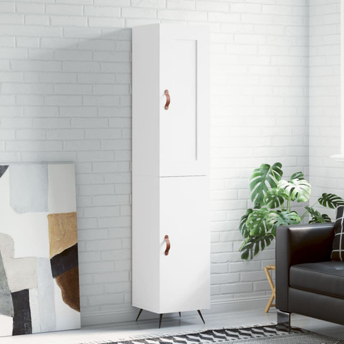 Credenza bianca 5x34x180 cm - bianca,