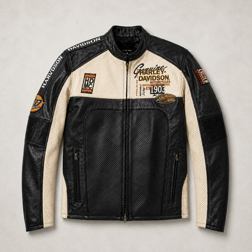 Giacca moto corsa harley - giacca,
