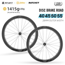 Freno a disco carbonio bici da strada ruote cuscinetto a cricchetto tubeless clincher set ruote