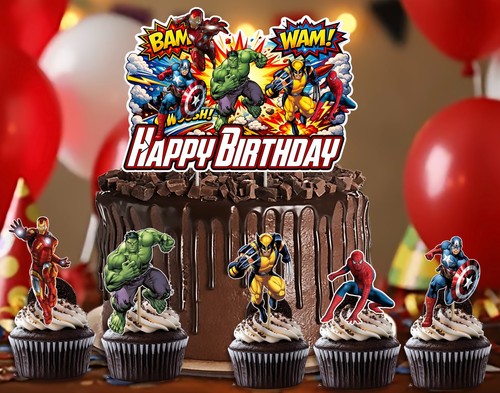 Avengers cake topper - avengers,