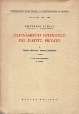 ORDINAMENTO SISTEMATICO DEL DIRITTO PRIVATO 1 - Salvatore Romano