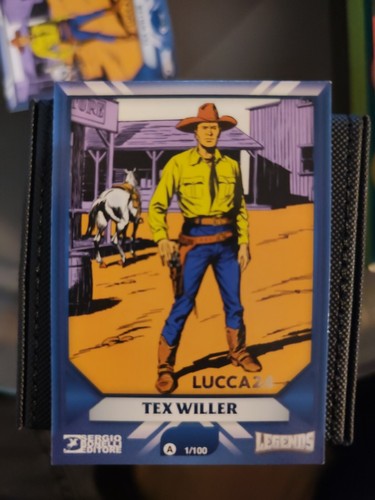 Tex willer legends promo card - willer,