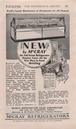 1928 mccray frigorifero sales - mccray,
