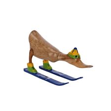 SOPRAMMOBILE ANATRA IN LEGNO - SCII MONTAGNA - 30X16X10 CM  LEGGERE DESCRIZIONE