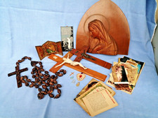 Oggetti religiosi antichi Capoletto Crocefissi Icona Santini Medagliette