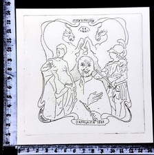 EXLIBRIS 19 " EROTICO / GENOVA " - * MARIA GIOVANNA ARAGHI * - C !