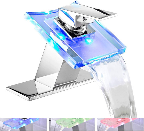 Rubinetto lavabo bagno luce