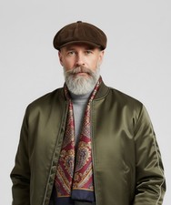 Galise coppola derby 8 spicchi in velluto, marrone DERBY.VEMAR