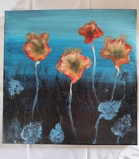 Quadro dipinto A Mano Fiori