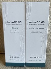 AnteAGE Biosome MD System siero e acceleratore duo 1 oncia ciascuno autentico scadenza 2027
