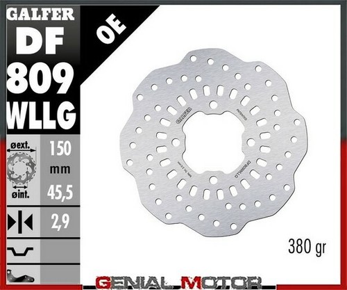 Galfer discofrenopost wave fix - galfer,